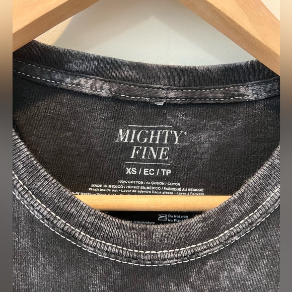 Mighty Fine Wild & Free Festival 1967 Graphic Cropped Top Tee Size XS - Picture 4 of 7